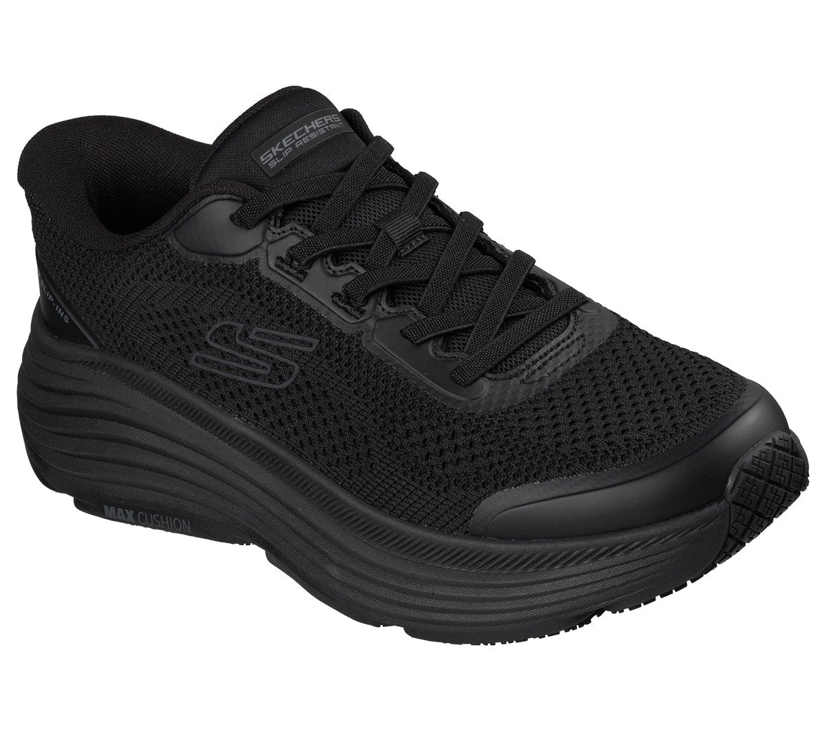 Slip-ins Work Slip-Resistant: Max Cushioning Endeavour - Shouka Shoes | Skechers Men