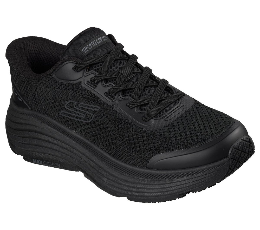 Slip-ins Work Slip-Resistant: Max Cushioning Endeavour - Shouka Shoes | Skechers Men