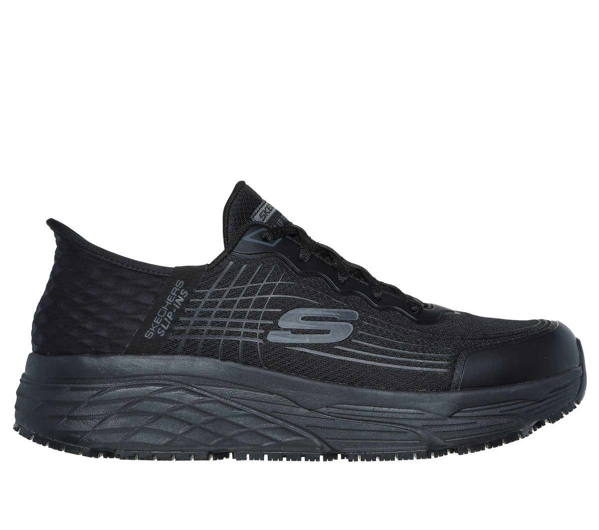 Slip-ins Work Slip-Resistant Relaxed Fit: Max Cushioning Elite - Remmal Shoes | Skechers Men