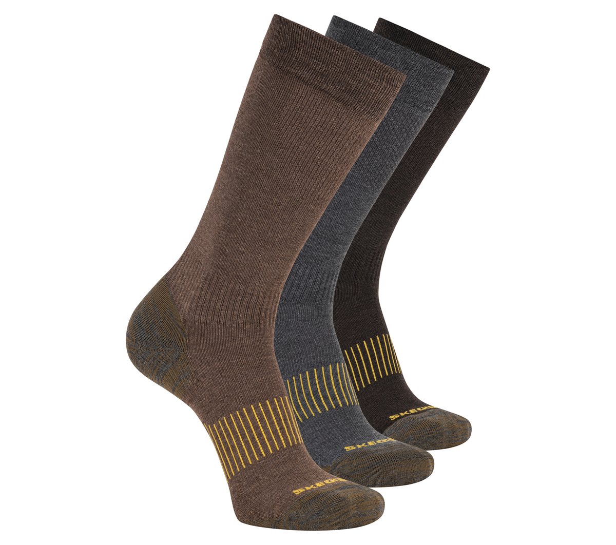 Work: 3 Pack Men's Over Calf Compression Socks | Skechers
