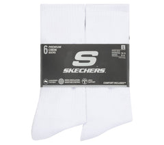 6 Pack Large Core Crew Socks | Skechers