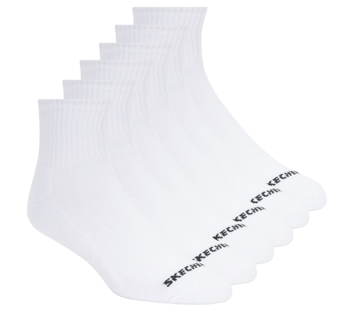 6 Pack Core Quarter Large Socks | Skechers