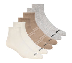 6 Pack Core Quarter Large Socks | Skechers