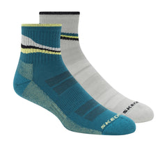 2 Pack Men's Quarter Trail Socks | Skechers