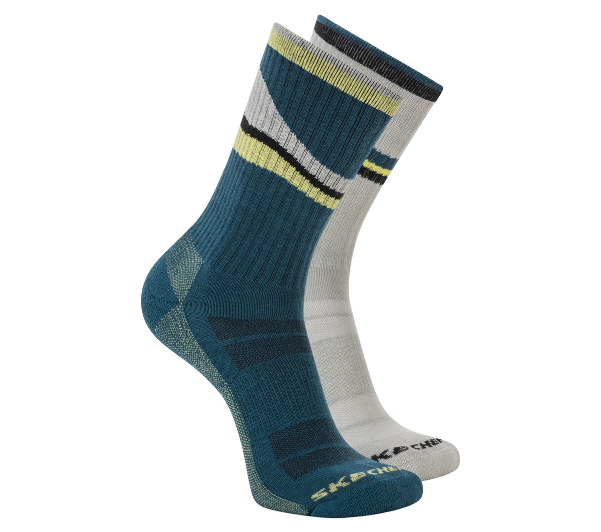 2 Pack Men's Crew Trail Socks | Skechers