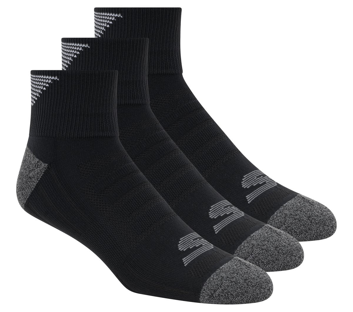3 Pack Men's Half Terry Quarter Crew Socks | Skechers