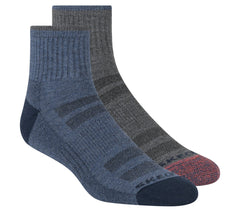 Mens Trail Quarter Coolmax Socks - 2 Pack | Skechers
