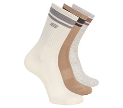 3 Pack Men's Lifestyle Crew Socks | Skechers