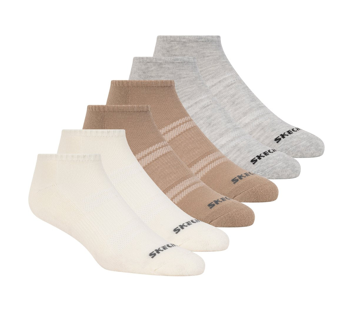 6 Pack Core Low Cut Large Socks | Skechers