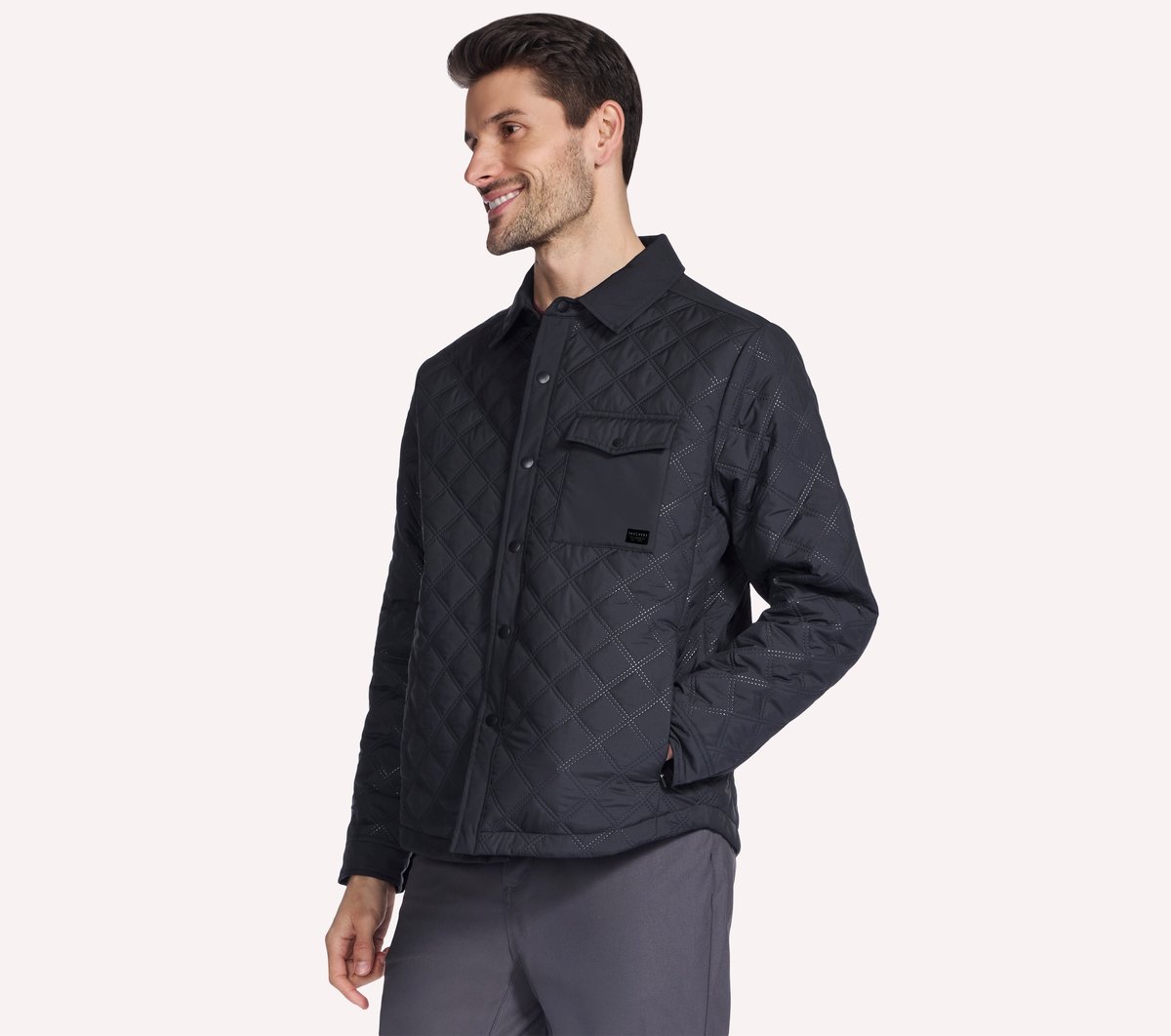 GO SHIELD Cozy Fit Altitude Bonded Jacket | Skechers Men