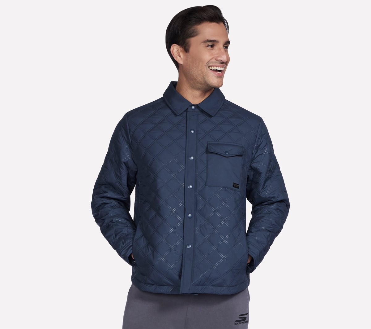 GO SHIELD Cozy Fit Altitude Bonded Jacket | Skechers Men