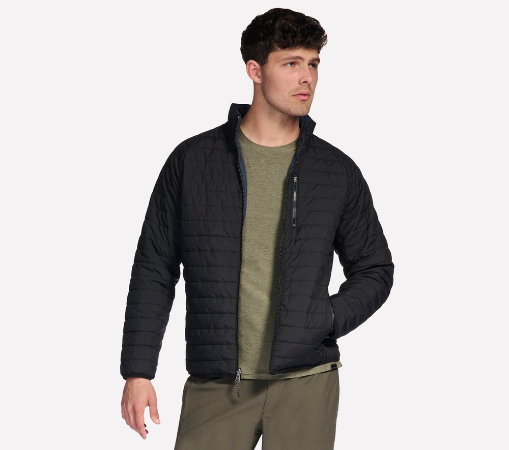 GO SHIELD Cozy Fit Altitude Reversible Jacket | Skechers Men