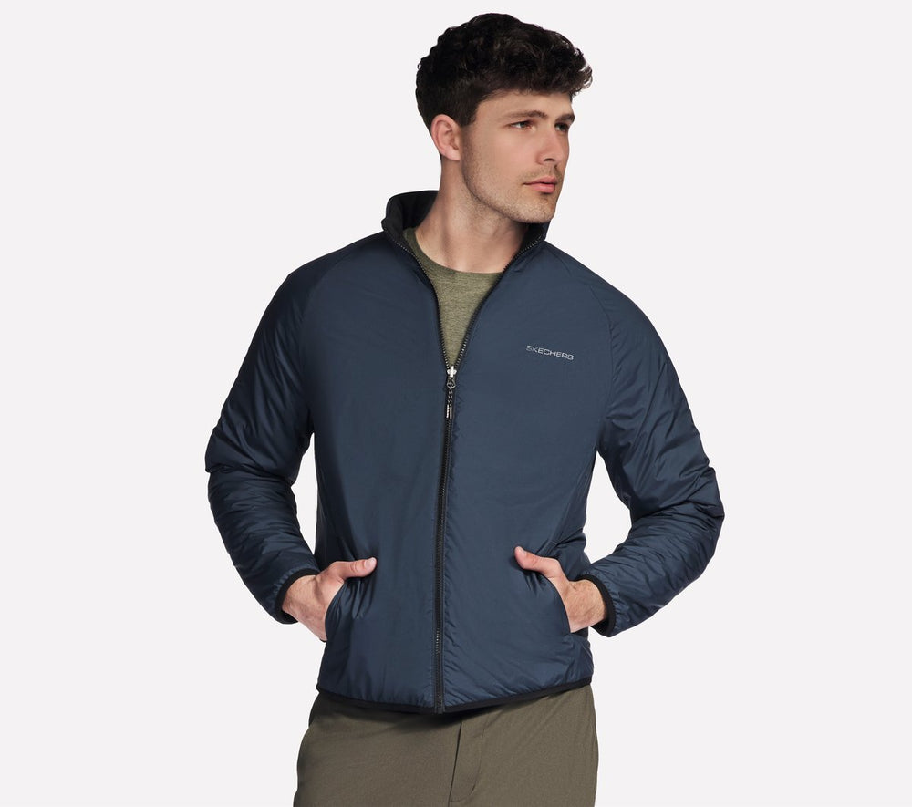 GO SHIELD Cozy Fit Altitude Reversible Jacket | Skechers Men