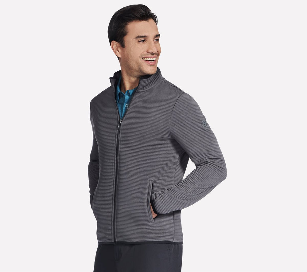 The Hoodless Hoodie Ottoman Jacket | Skechers Men
