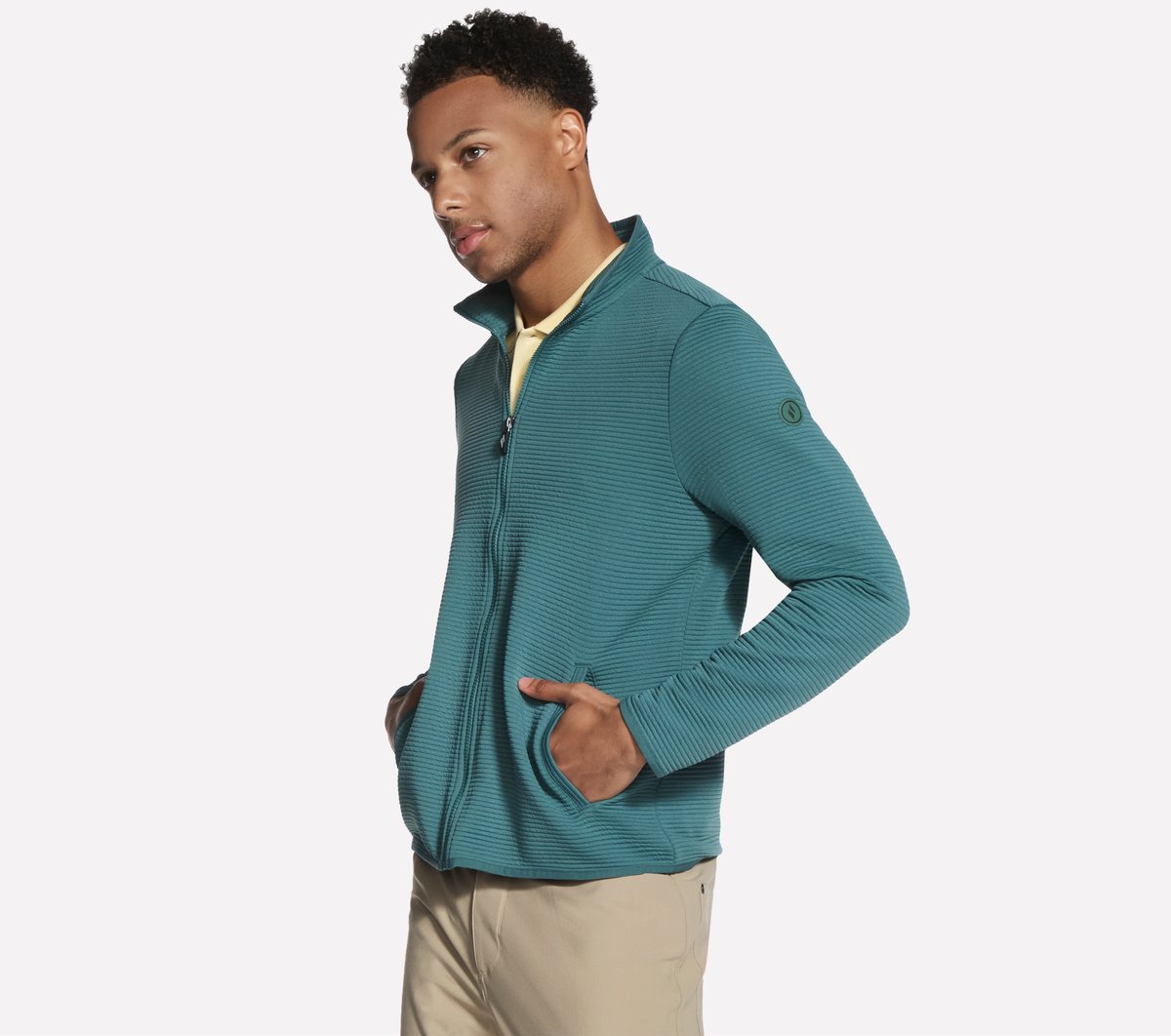 The Hoodless Hoodie Ottoman Jacket | Skechers Men