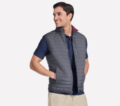 GO SHIELD Cozy Fit Altitude Reversible Vest | Skechers Men