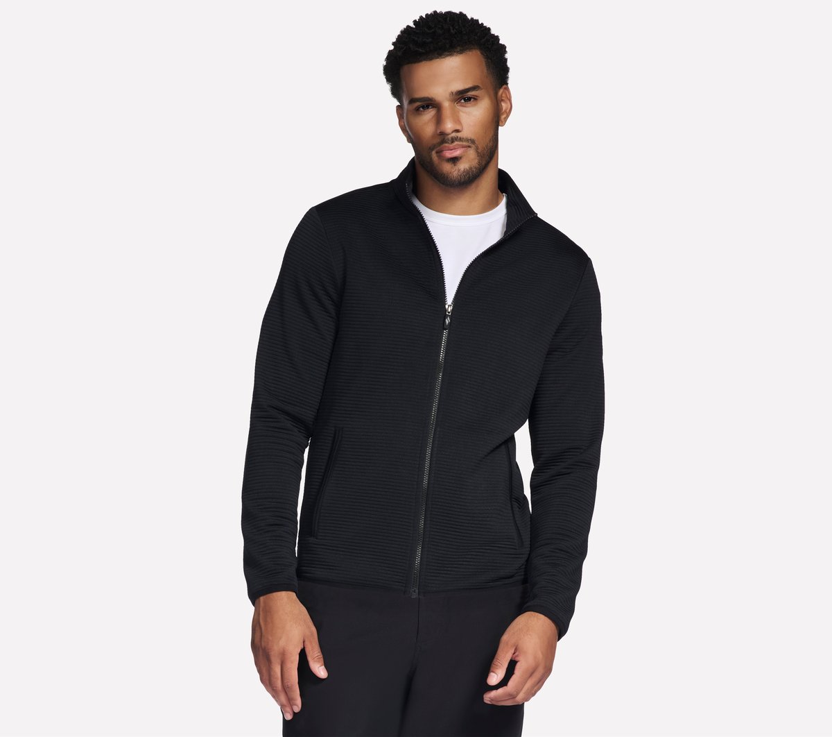 The Hoodless Hoodie Ottoman Jacket | Skechers Men
