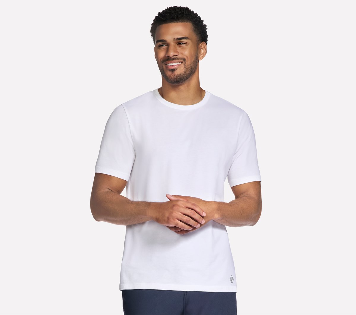 GO DRI Pima Crew | Skechers Men