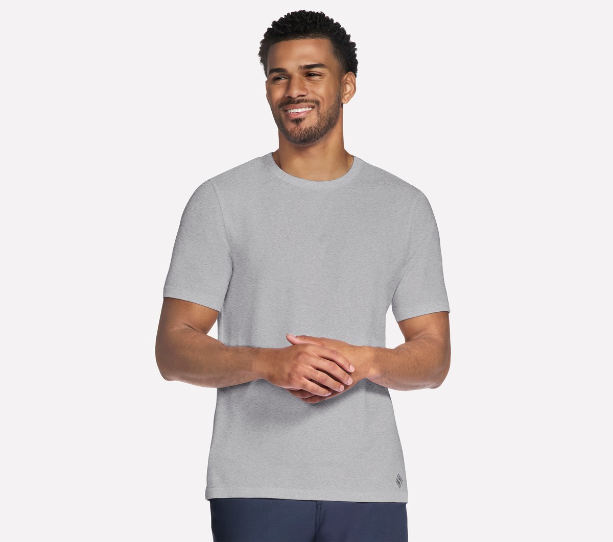 GO DRI Pima Crew | Skechers Men