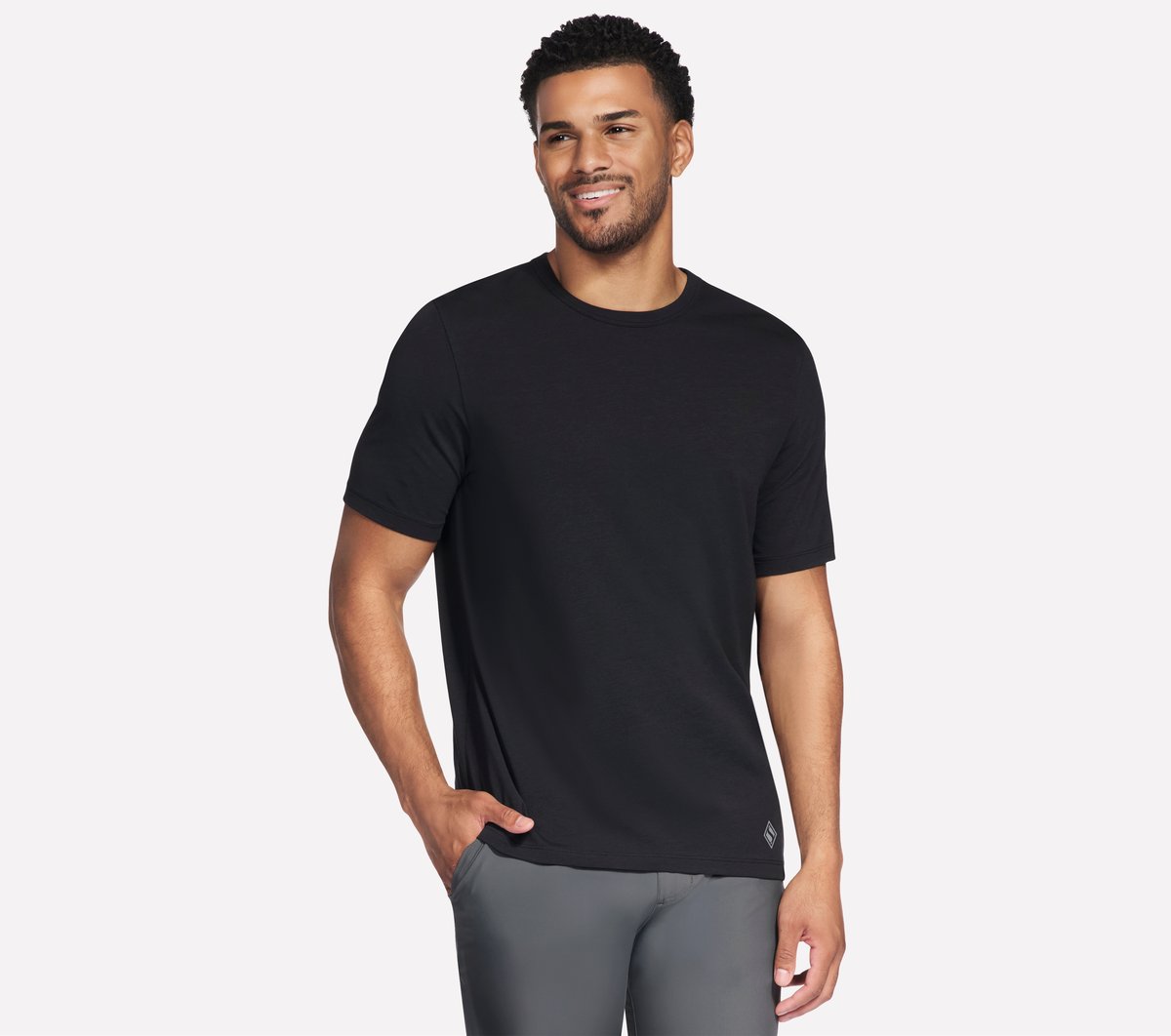 GO DRI Pima Crew | Skechers Men