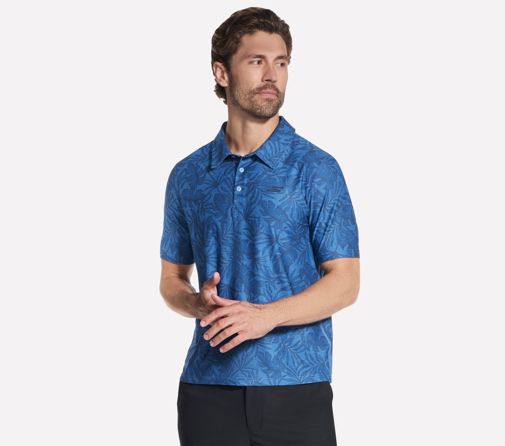 GO DRI All Day Printed Polo | Skechers Men