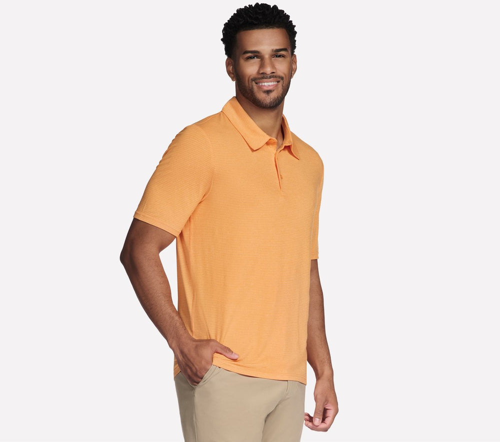 GO GOLF GO DRI All Day Stripe Polo | Skechers Men