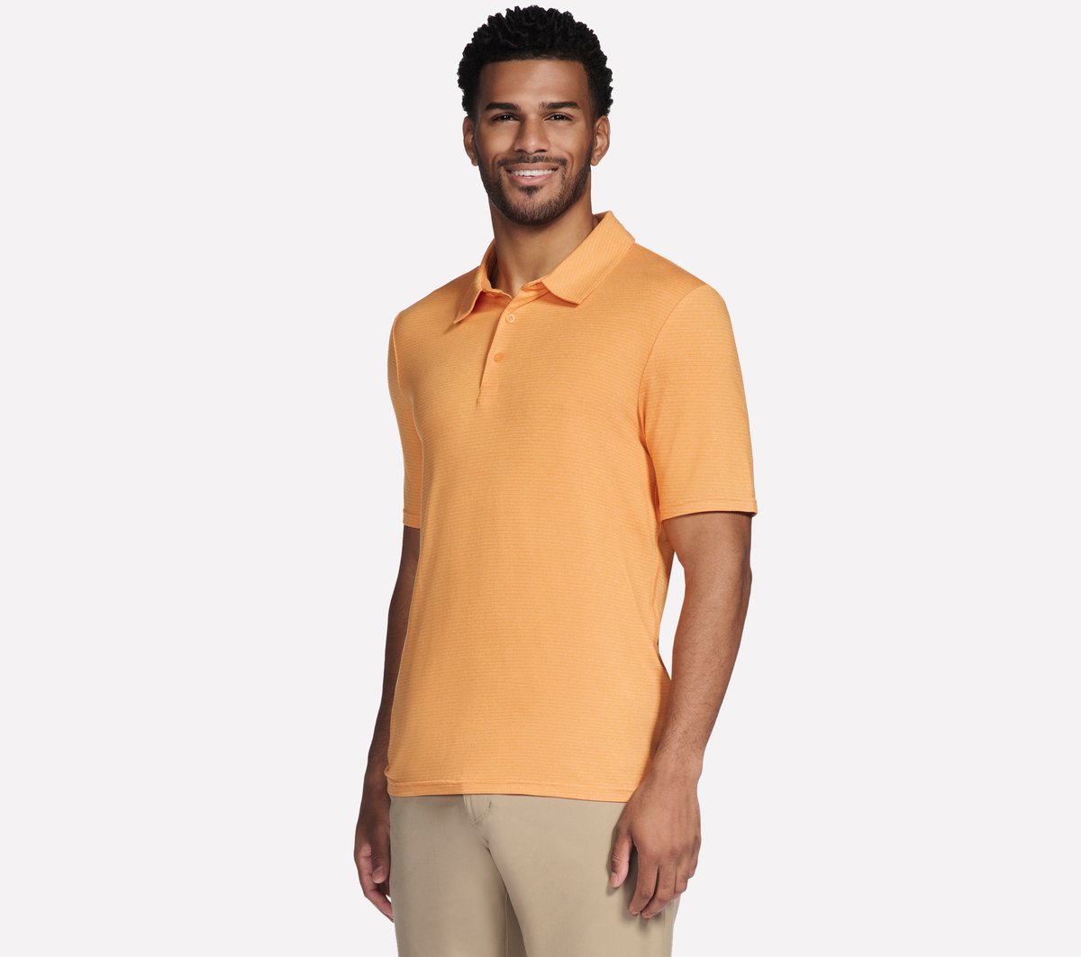 GO GOLF GO DRI All Day Stripe Polo | Skechers Men