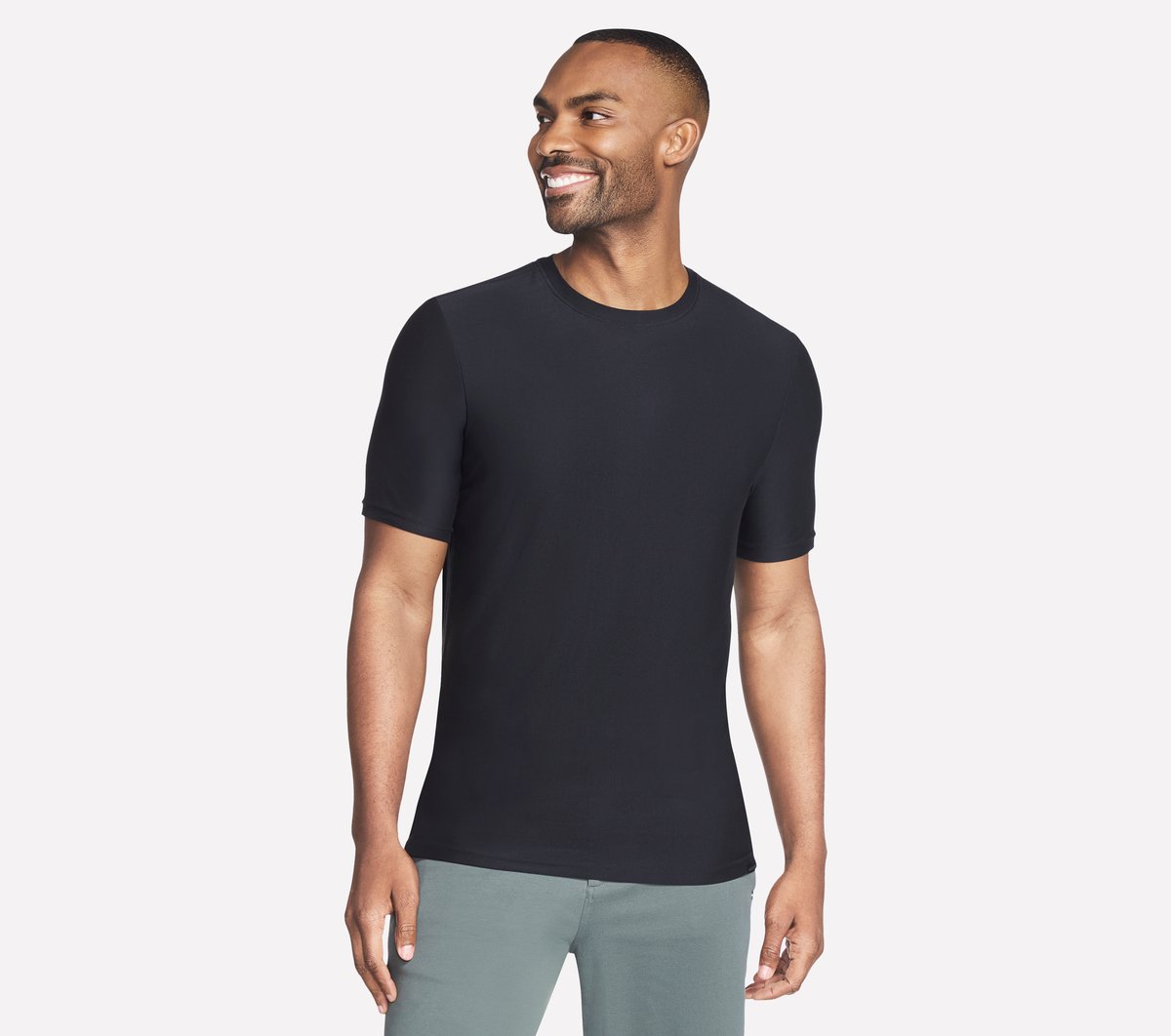GO DRI All Day Solid Tee | Skechers Men