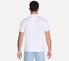 GO DRI Charge Palm Stripe Polo | Skechers Men