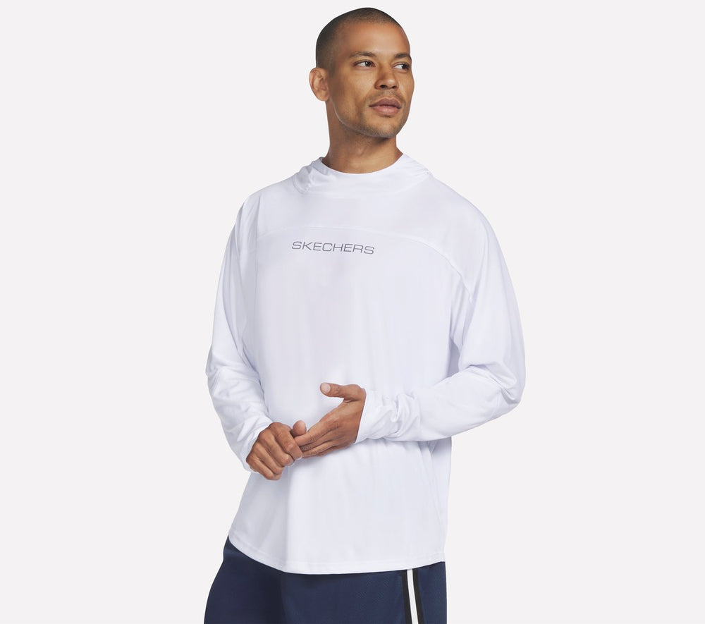 Hoops Long Sleeve Hoodie | Skechers Men
