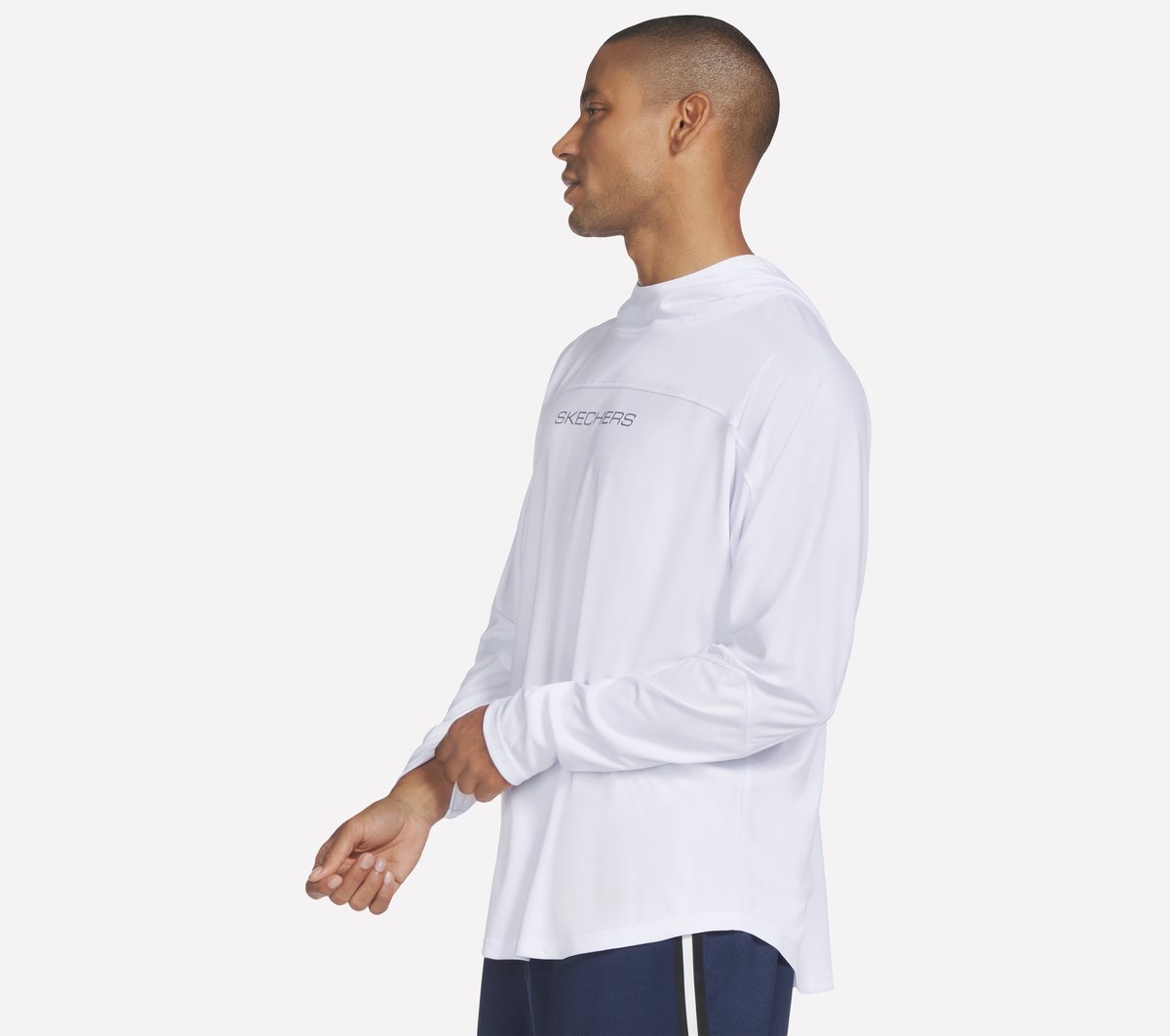 Hoops Long Sleeve Hoodie | Skechers Men