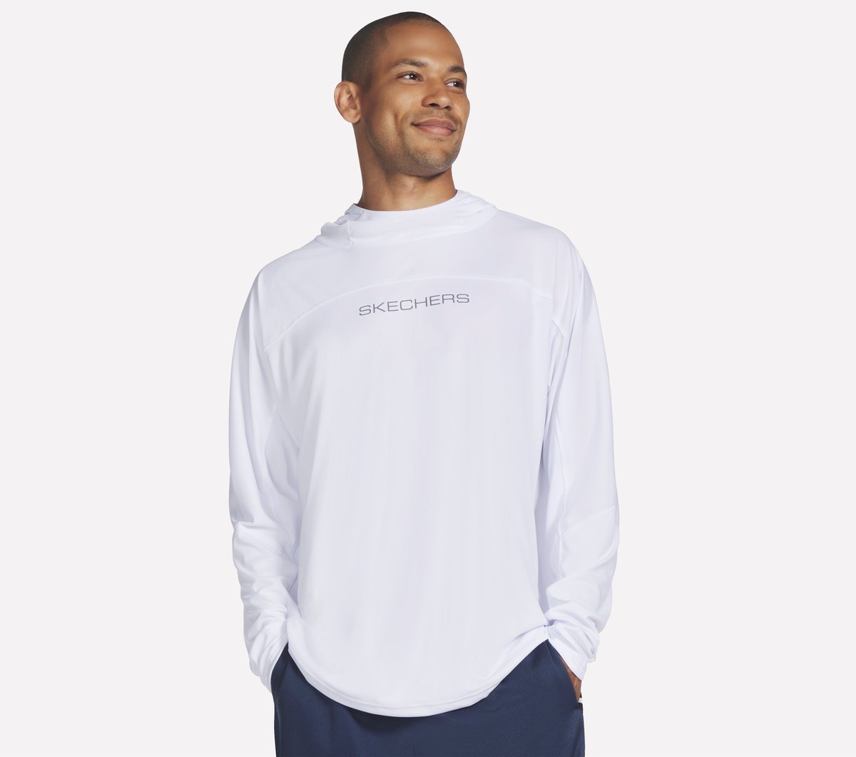 Hoops Long Sleeve Hoodie | Skechers Men