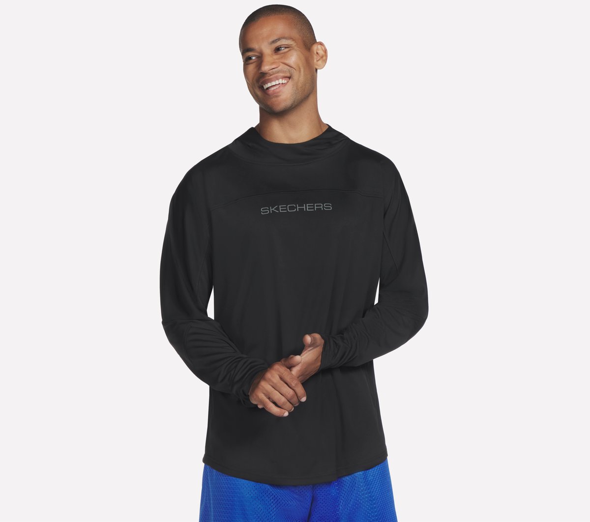 Hoops Long Sleeve Hoodie | Skechers Men