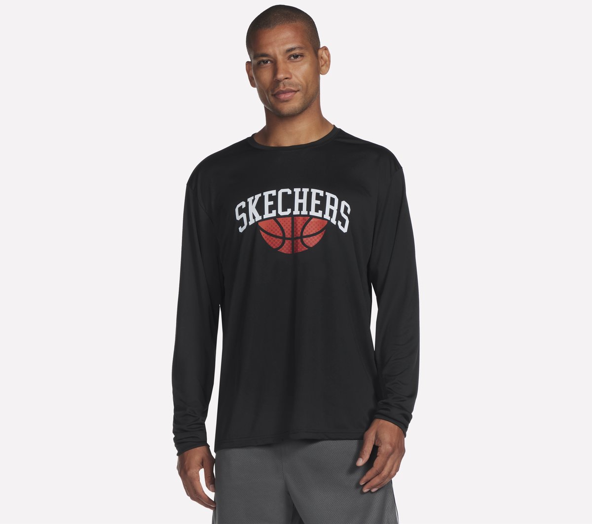 Hoops Long Sleeve Tee | Skechers Men