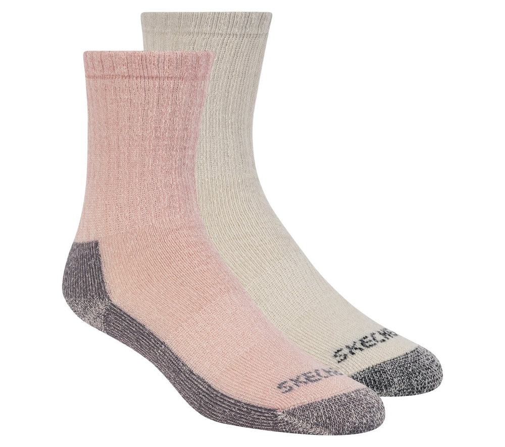 2 Pack Women's Crew Wool Socks | Skechers