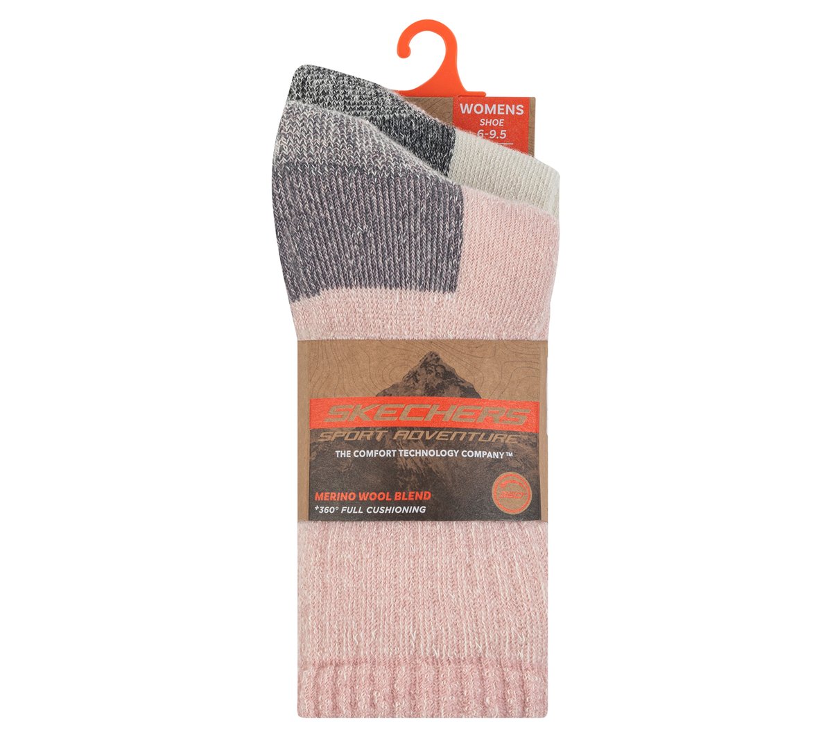 2 Pack Women's Crew Wool Socks | Skechers