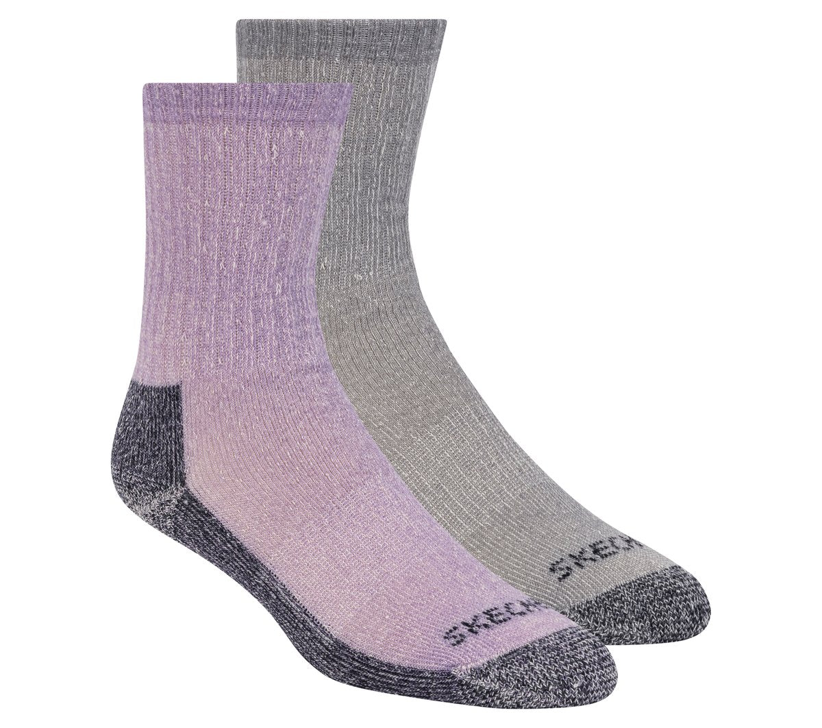 2 Pack Women's Crew Wool Socks | Skechers