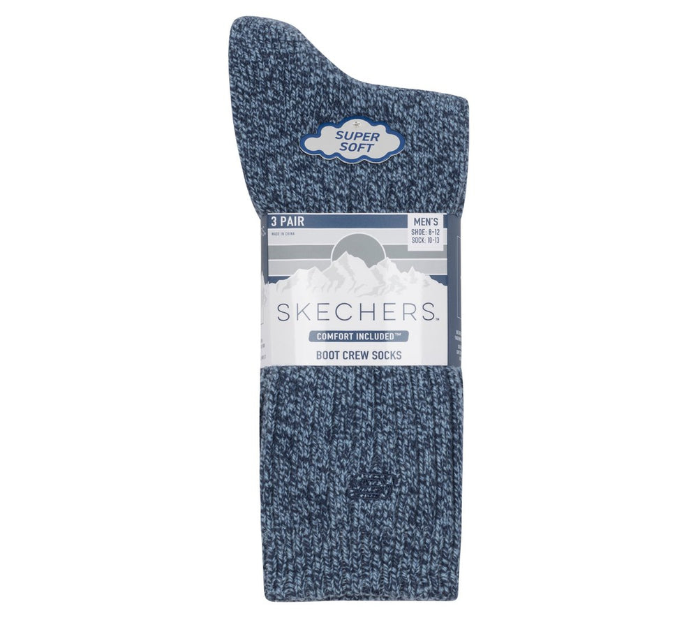 Super Soft Boot Crew Socks - 3 Pack | Skechers