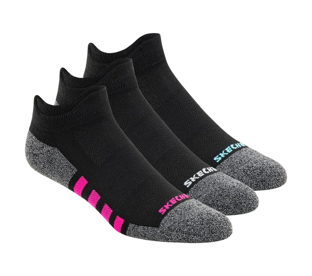 Work: Lowcut Heel Tab Socks - 3 Pack | Skechers