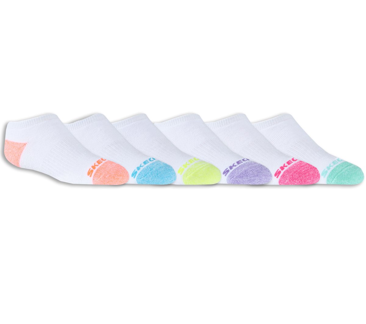 6 Pack Low Cut Walking Socks | Skechers