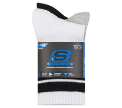 3 Pack Boys' Crew Socks | Skechers