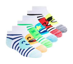 Lowcut Emoticon Socks - 6 Pack | Skechers