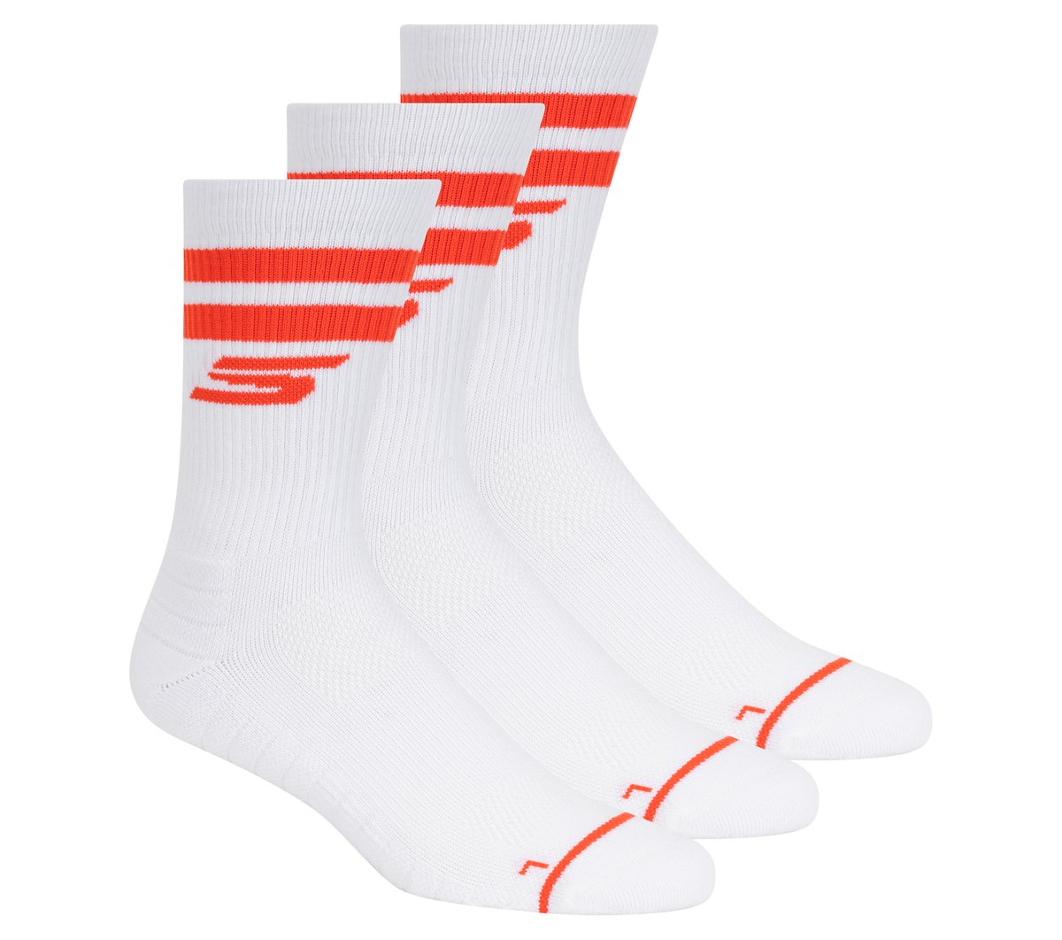 3 Pack Performance Pickleball Crew Socks | Skechers