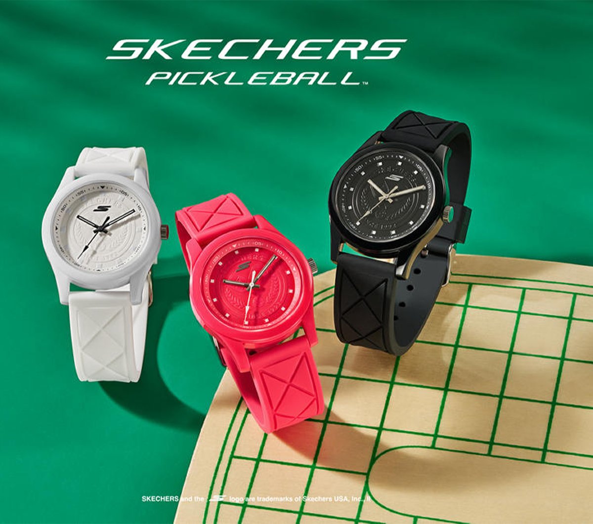 Pickleball Dial Quilt Watch | Skechers