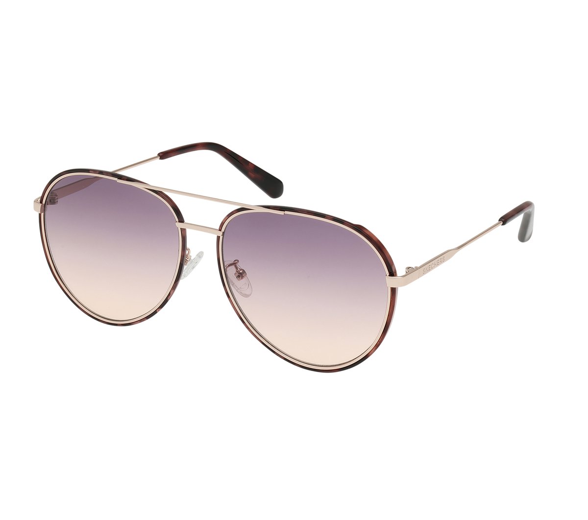 Rounded Metal Aviator Sunglasses | Skechers