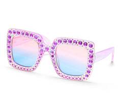 Square Rhinestone Sunglasses | Skechers
