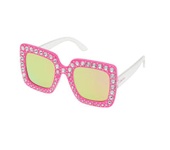 Square Rhinestone Sunglasses | Skechers