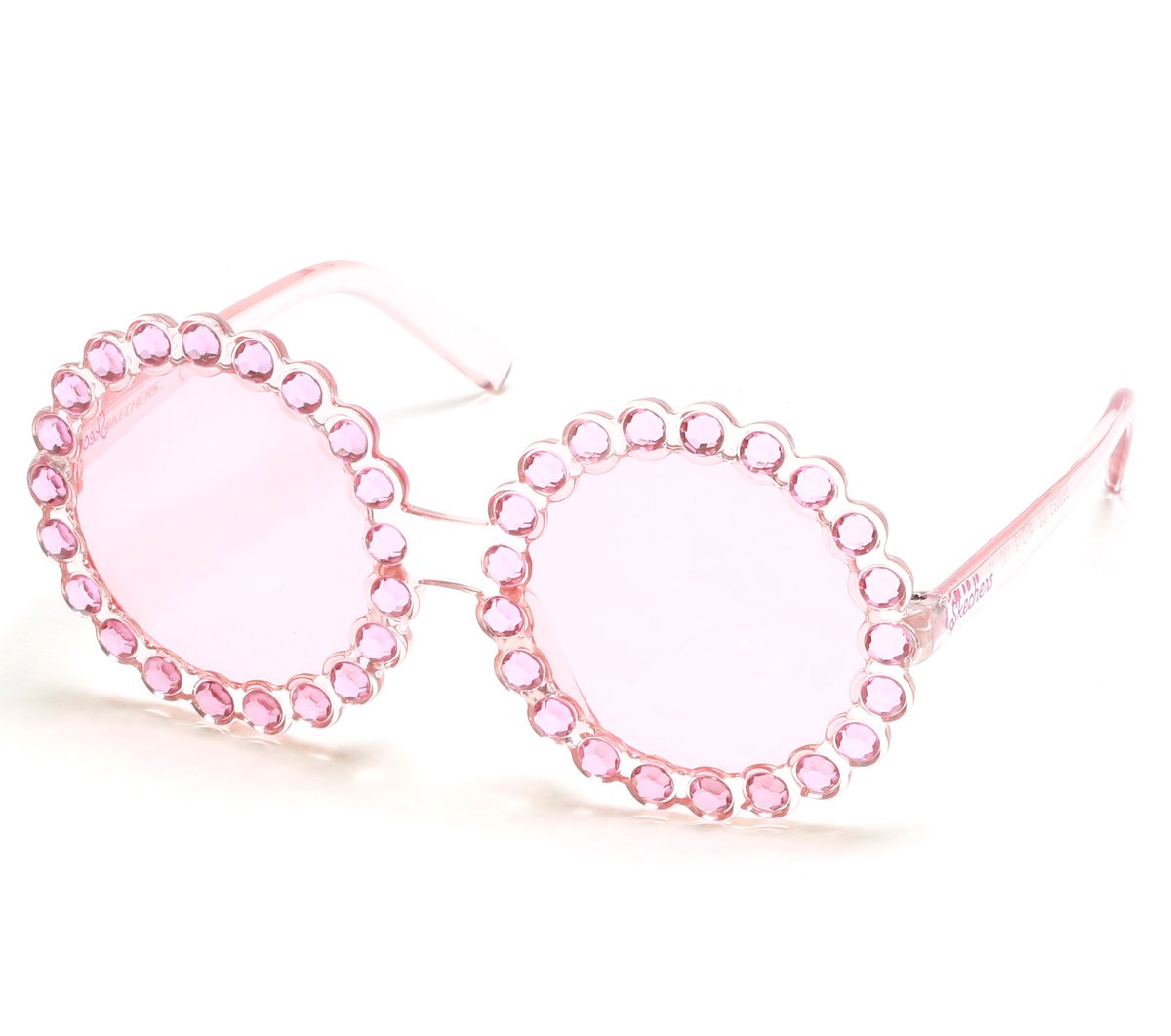 Round Rhinestone Sunglasses | Skechers