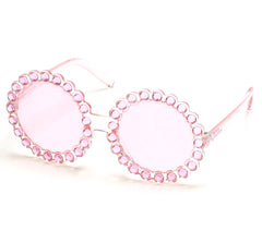Round Rhinestone Sunglasses | Skechers